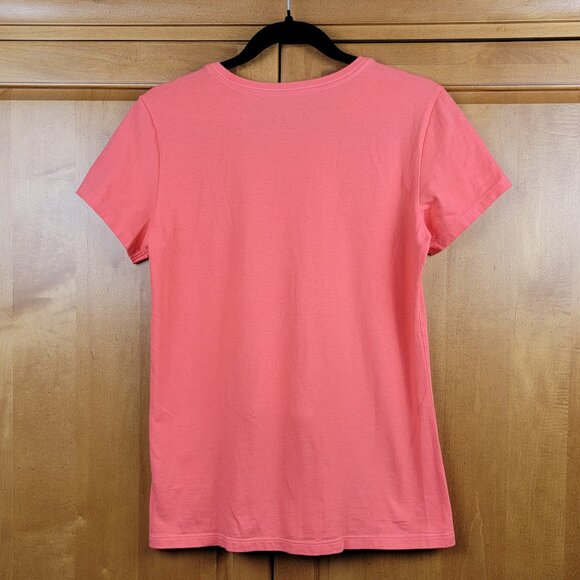 Life Is Good Coral Crew Neck Short Sleeve Crusher Corgi Dog Tee - S - Picture 3 of 9